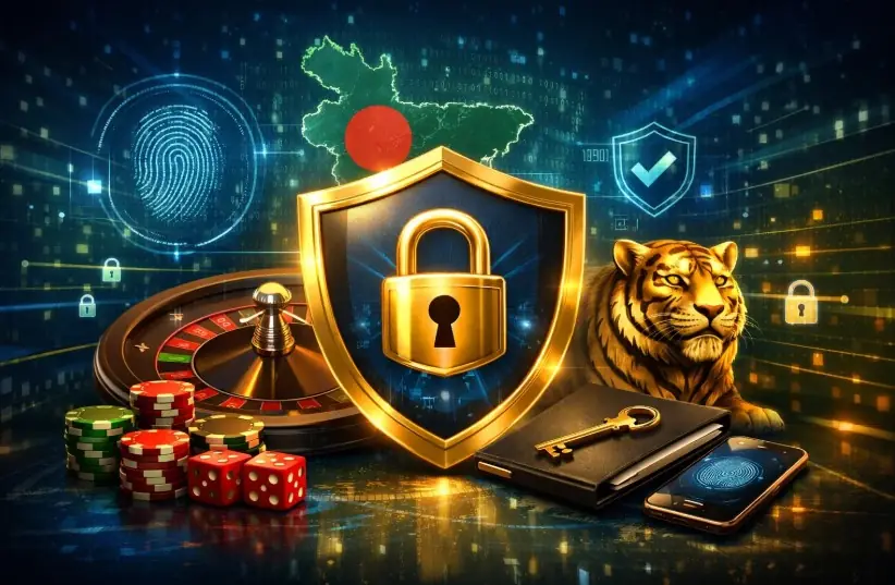 Illustration of secure data protection for Goldbet users in Bangladesh