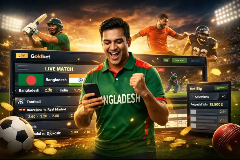 Goldbet স্পোর্টস বেটিং ইন্টারফেস