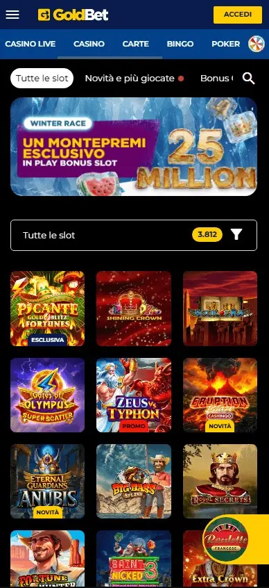 Goldbet Bangladesh casino interface screenshot 4